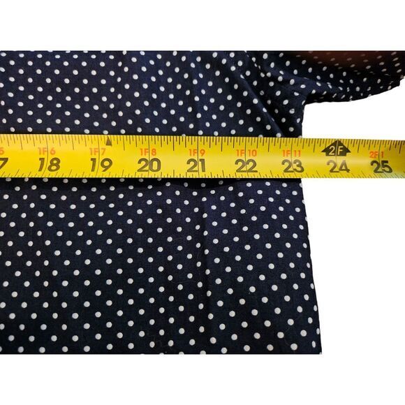 UNTUCKit Button Front Long Sleeve Shirt Black Polka‎ Dot Pattern XL Slim Fit - Picture 4 of 5